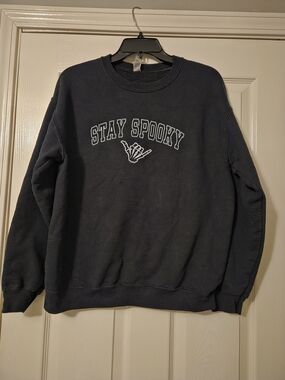 Gildan Black "Stay Spooky" Crewneck Sweatshirt